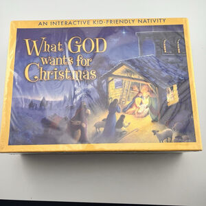 New What God Wants for Christmas Interactive Nativity Family Life 2005